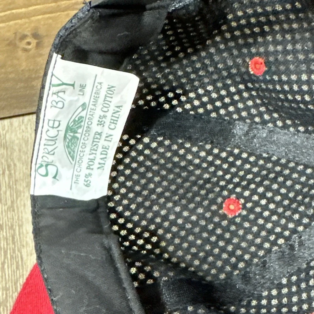 VTG NWOT RARE D.A.R.E. Classic mesh black red SnapBack hat Breathable 80 90s 00s